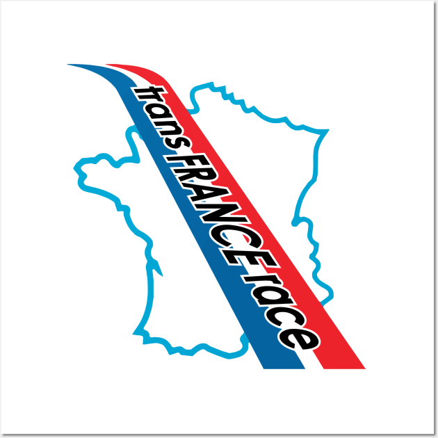 TransFrance Race Wall Art by jepegdesign